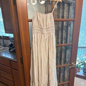 Folklore style cream colored dress size medium